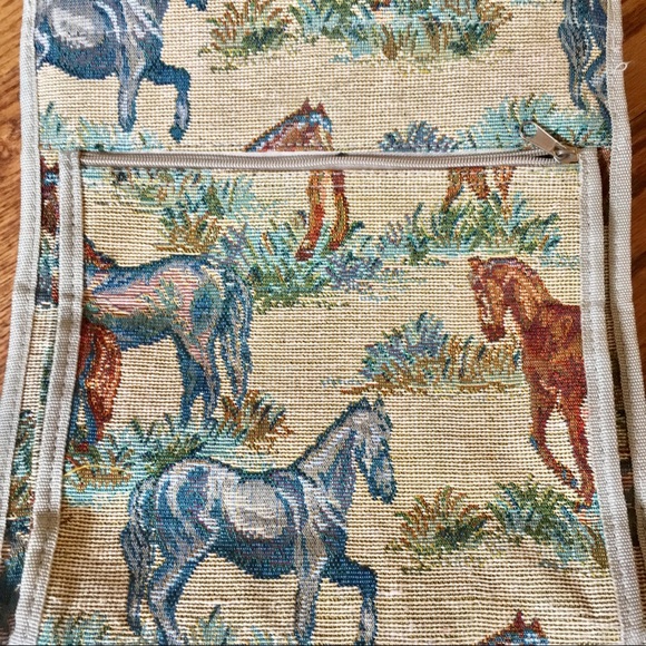 Vintage Bags 25 Vintage Upholstery Horse Print Bag Poshmark